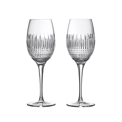 Waterford Crystal Lismore Diamond White Wine, Set of 2