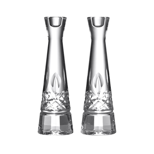 Waterford Crystal Lismore Candlestick Round 25cm, Set of 2