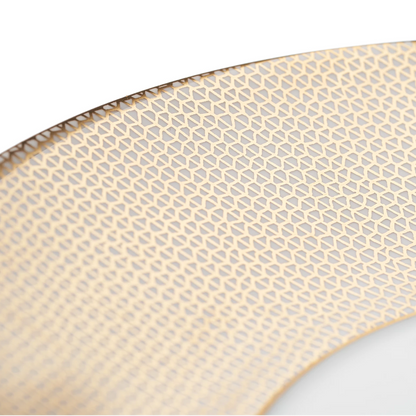 Meissen Cosmopolitan Mesh Gold Dinner Plate 24 cm