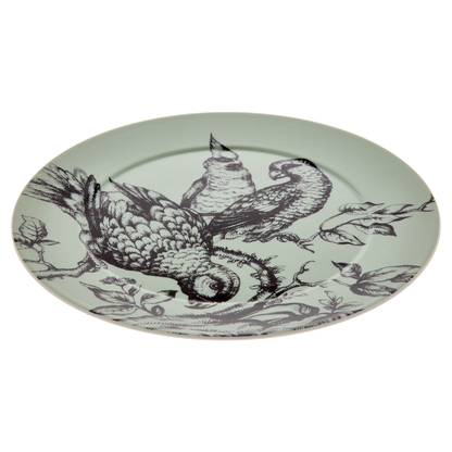 Meissen Paradise Birds Jade Charger Plate 33 cm