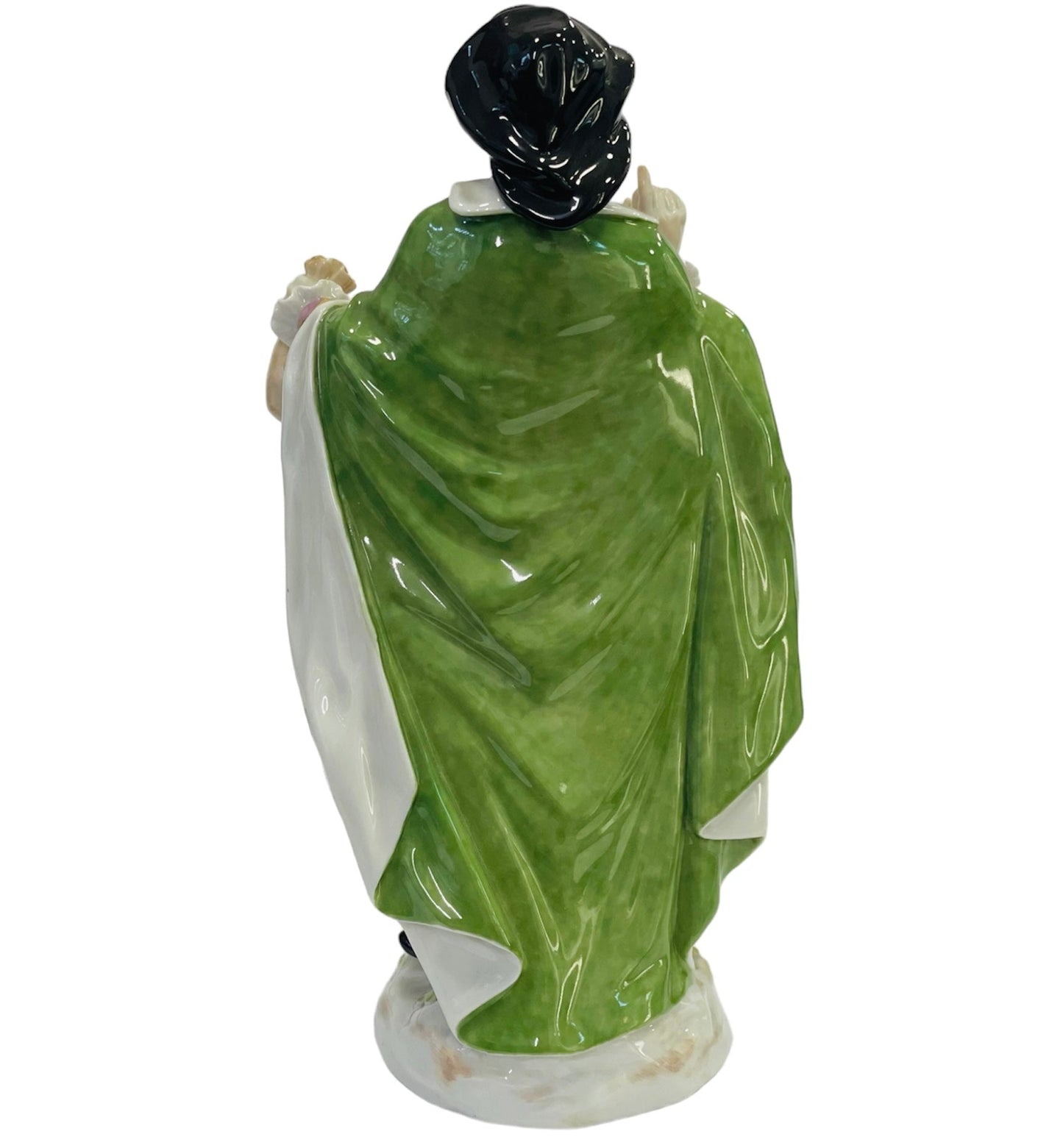 Meissen Figurine Man, Green Cape