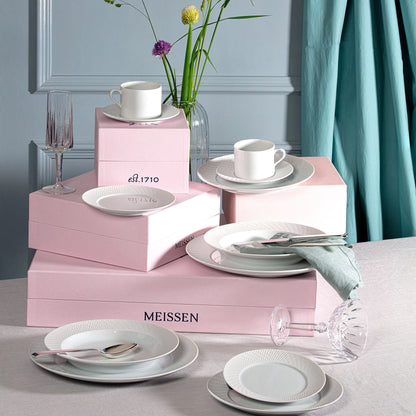 Meissen Waves Relief Dessert Plate, 22 cm