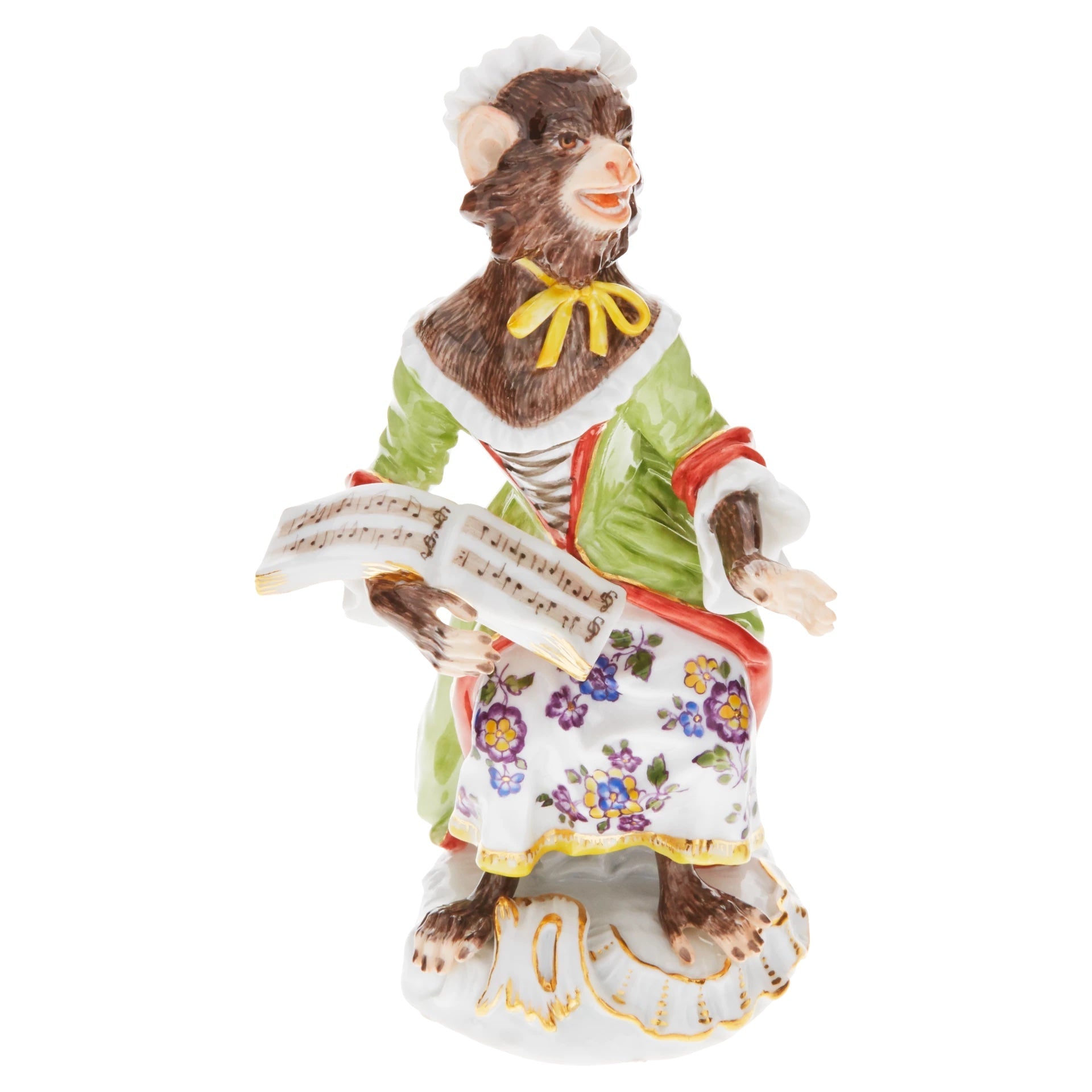 Meissen Monkey Orchestra Songstress IV, Female