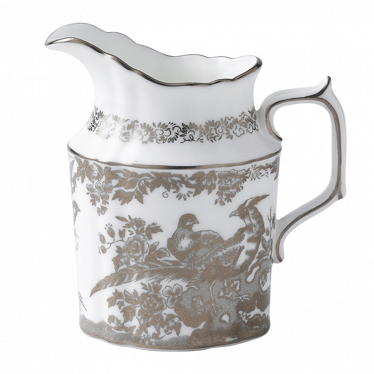Royal Crown Derby Aves Platinum Cream Jug L/S