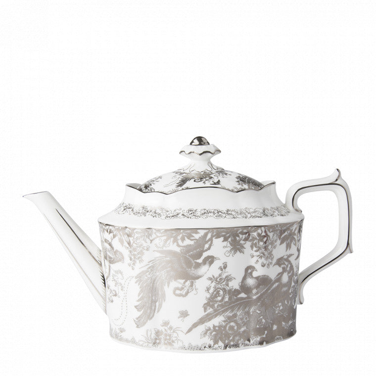 Royal Crown Derby Aves Platinum Teapot L/S (36oz/102cl)