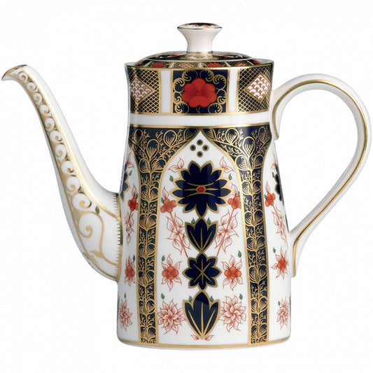 Royal Crown Derby Old Imari Coffee Pot L/S (41oz/116cl)