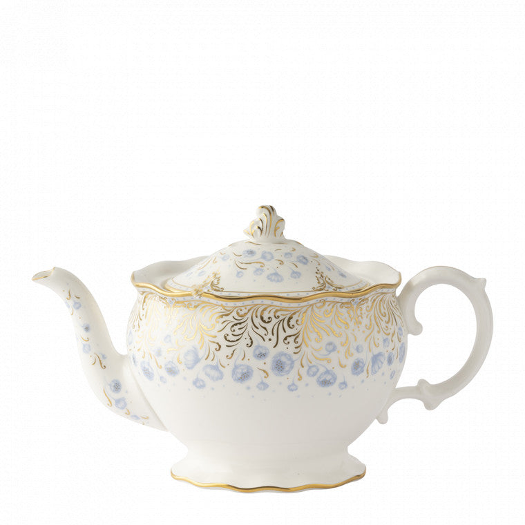 Royal Crown Derby Royal Peony Blue Teapot (32oz/91cl)