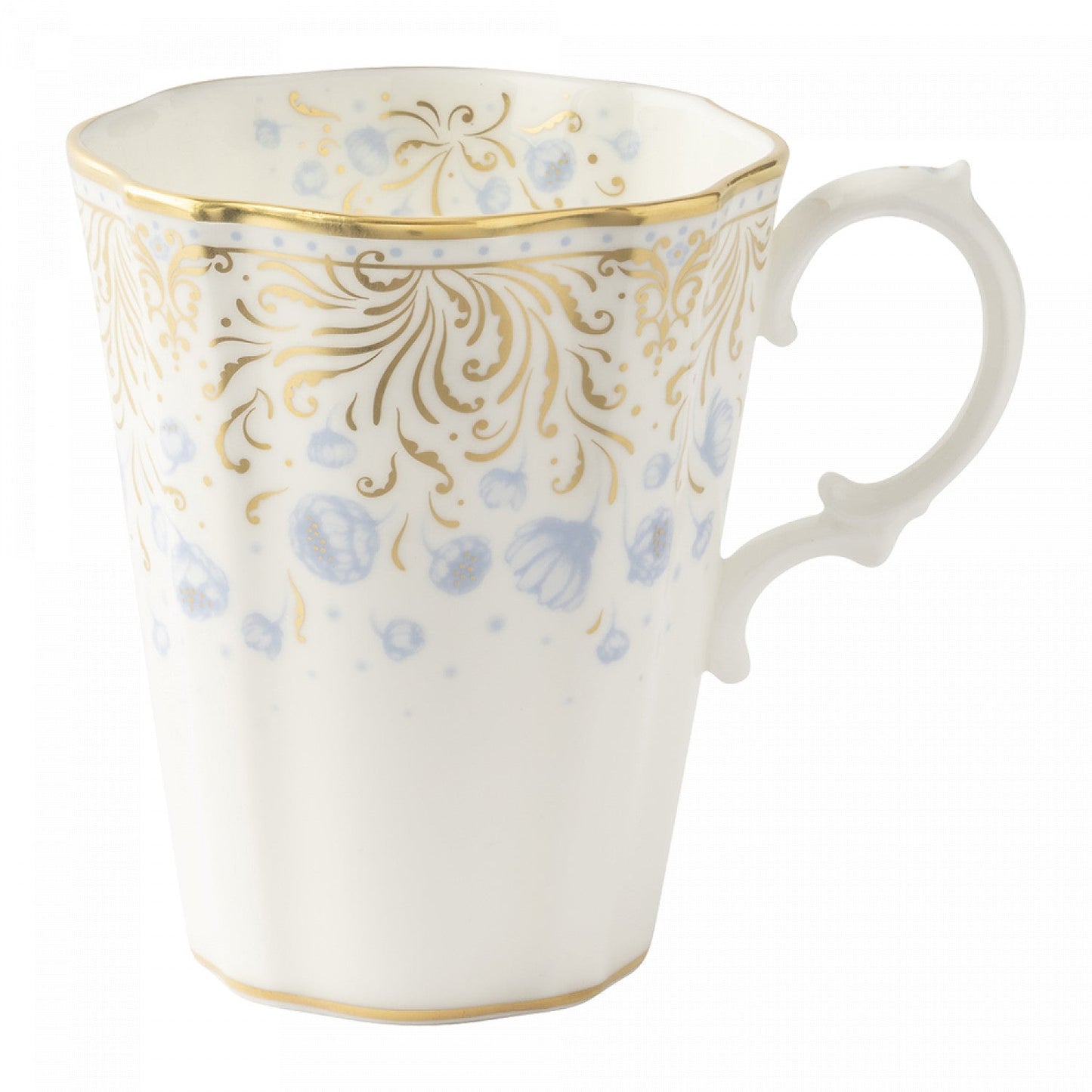 Royal Crown Derby Royal Peony Blue Beaker