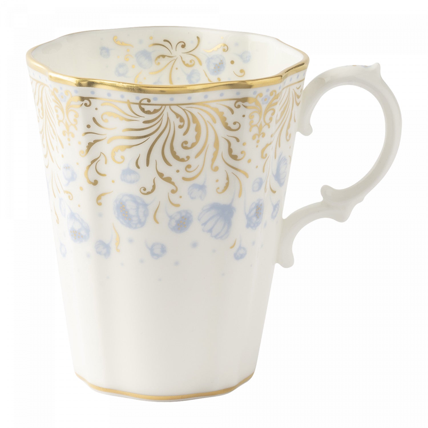 Royal Crown Derby Royal Peony Blue Beaker