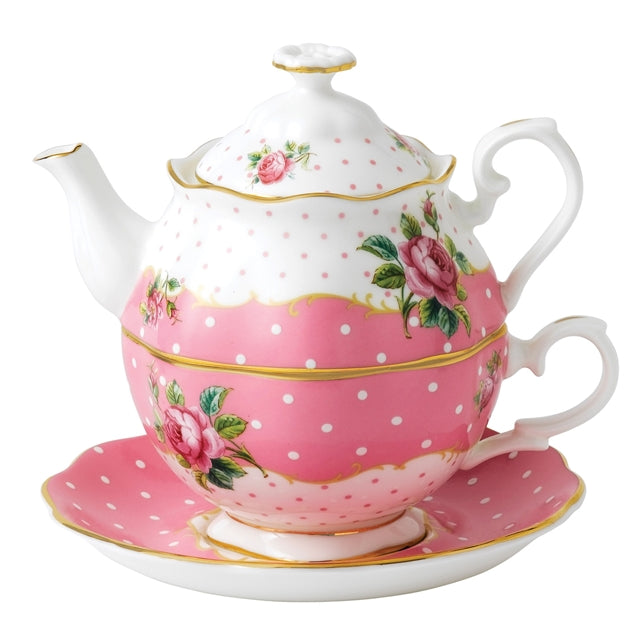 Royal Albert Modern Vintage Cheeky Pink Tea for One