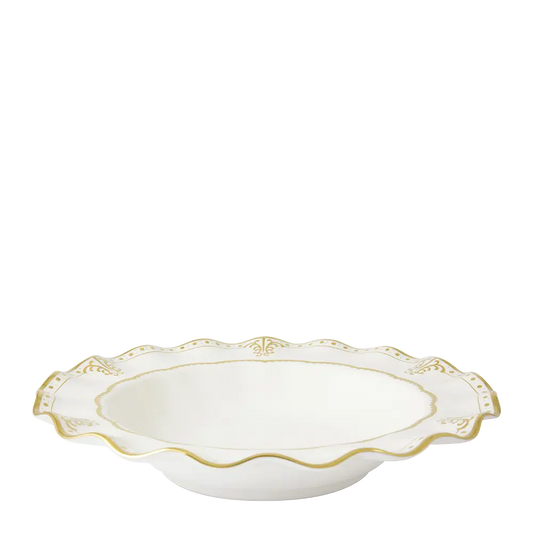 Royal Crown Derby Elizabeth Gold Rim Soup (22cm)