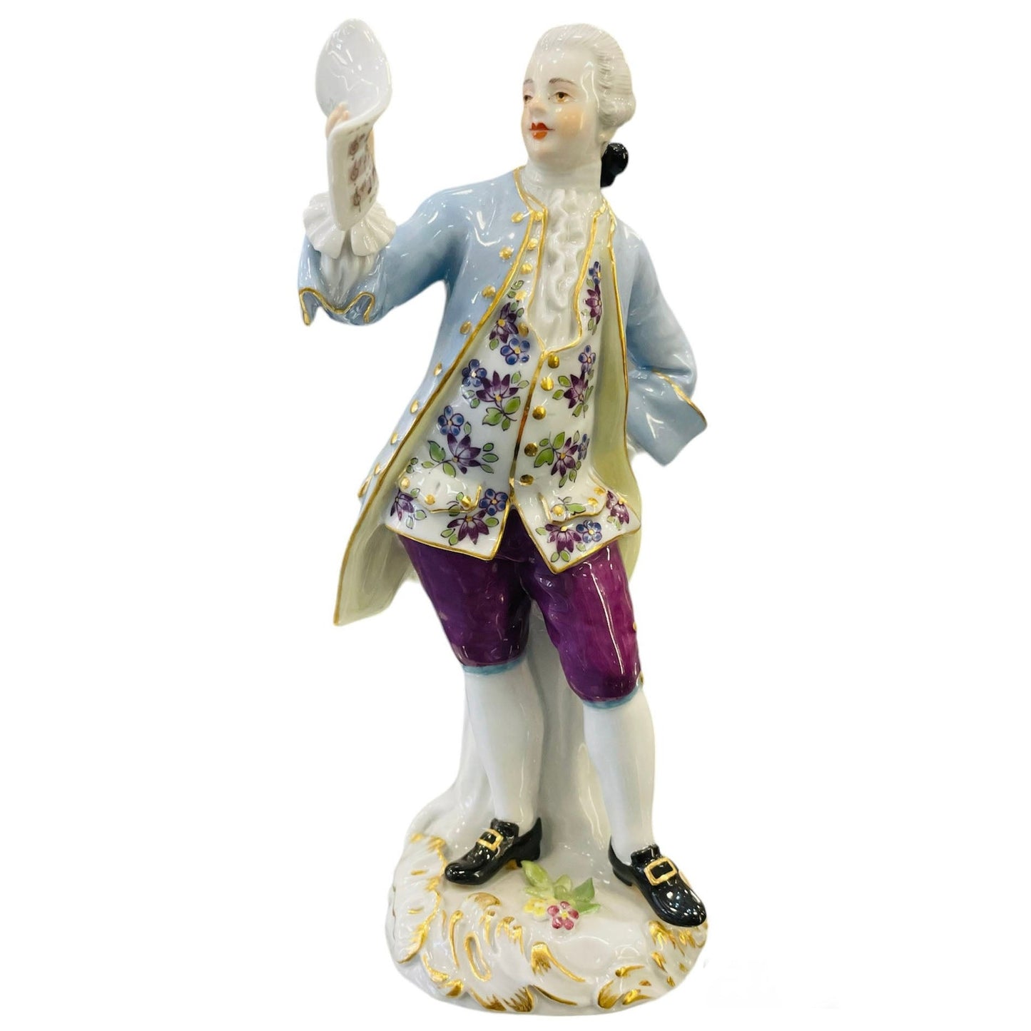 Meissen Figurine Gallant Orchestra Singer