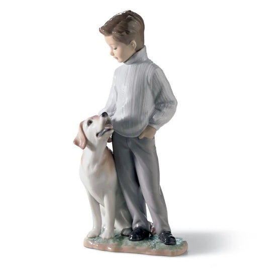 Lladró My Loyal Friend Dog Figurine