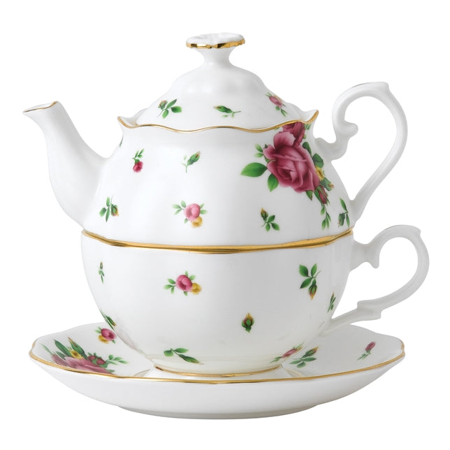 Royal Albert Modern Vintage New Country Roses White Tea For One