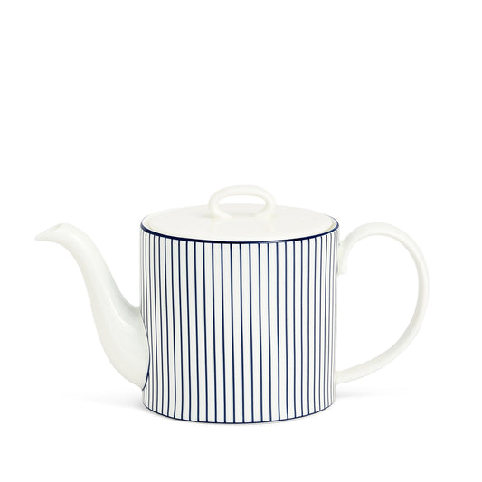 Wedgwood Gio Pinstripe Small Teapot White
