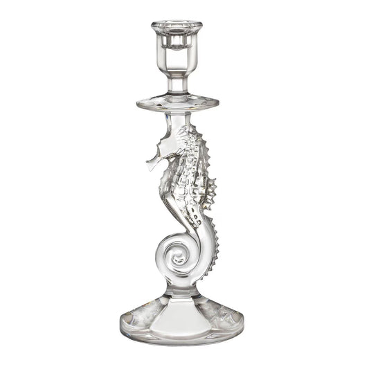 Waterford Crystal Seahorse Candlestick 28.5cm