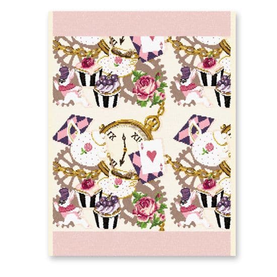 Feiler English Tea Party Guest Towel - Powder Pink