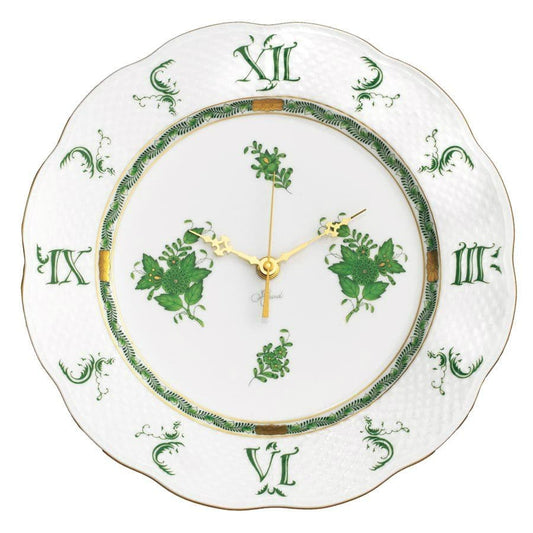 Herend Apponyi Green Wall Clock