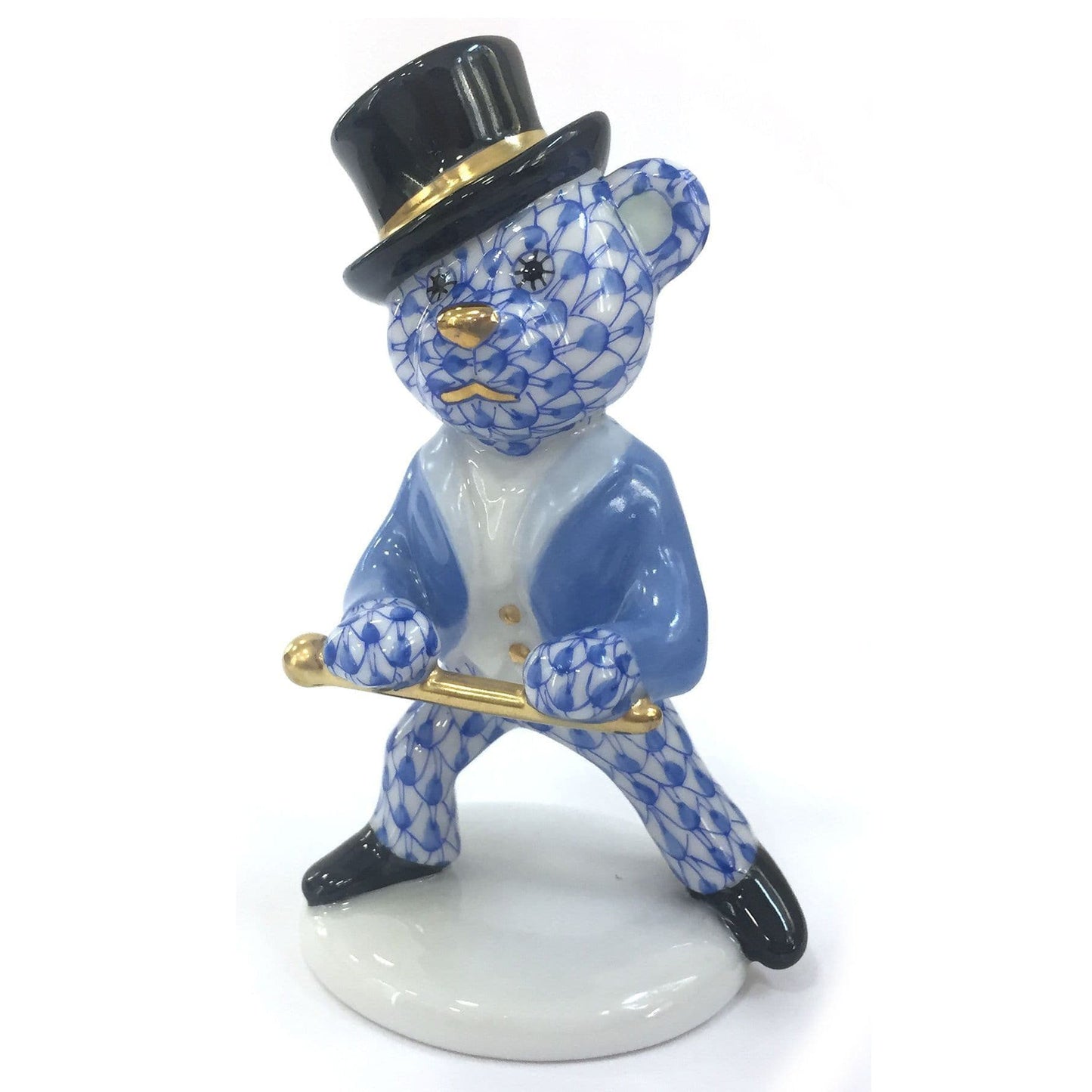 Herend Tap Dancer Fishnet Figurine