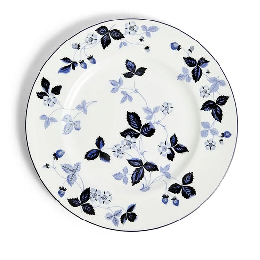 Wedgwood Wild Strawberry Inky Blue Dinner Plate