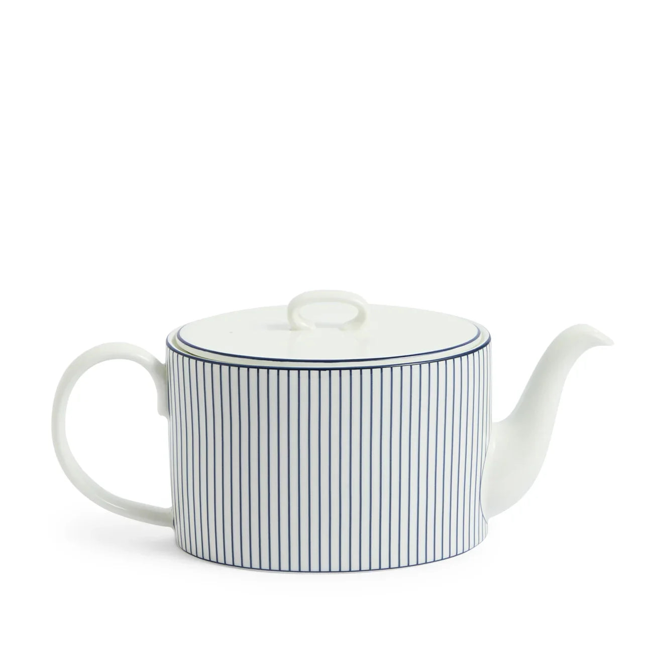 Wedgwood Gio Pinstripe Teapot White