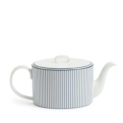 Wedgwood Gio Pinstripe Teapot White