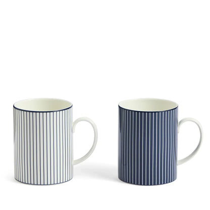 Wedgwood Gio Pinstripe Mug, Set of 2