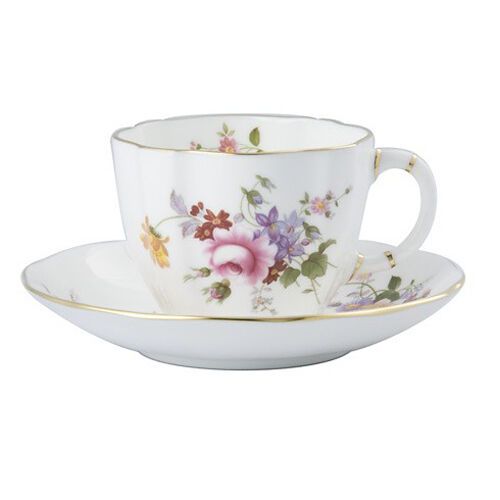 Royal Crown Derby Posie Tea Cup & Tea Saucer