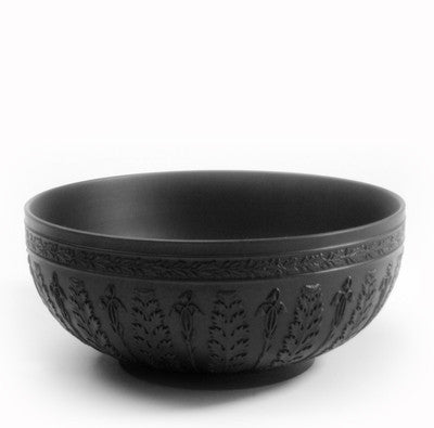 Wedgwood Prestige Basalt Black Acanthus Bowl