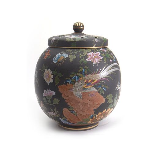 Wedgwood Handpainted Pot Pourri Vase